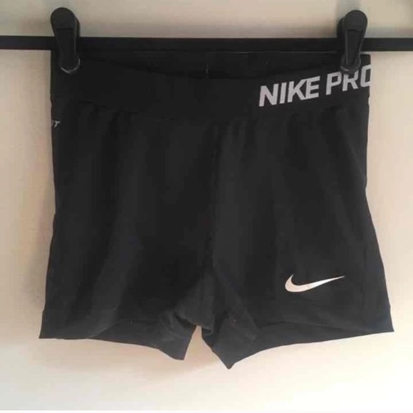 nike pro black spandex
